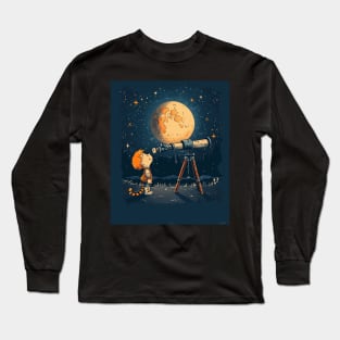 Warping Reality with Calvin and Hobbes Long Sleeve T-Shirt